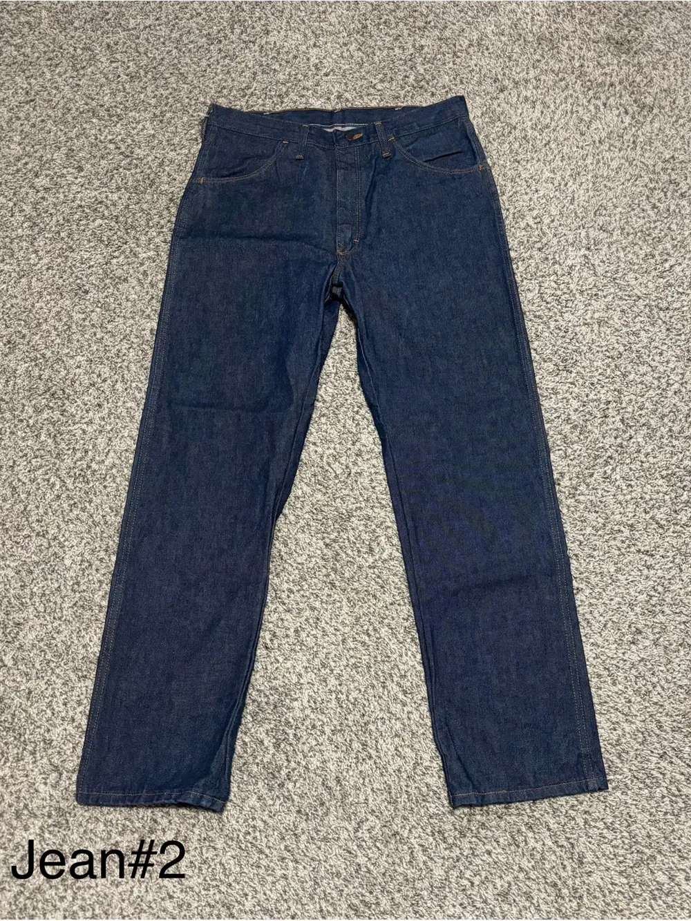 Rustler Men's Dark Blue Jeans 36x32